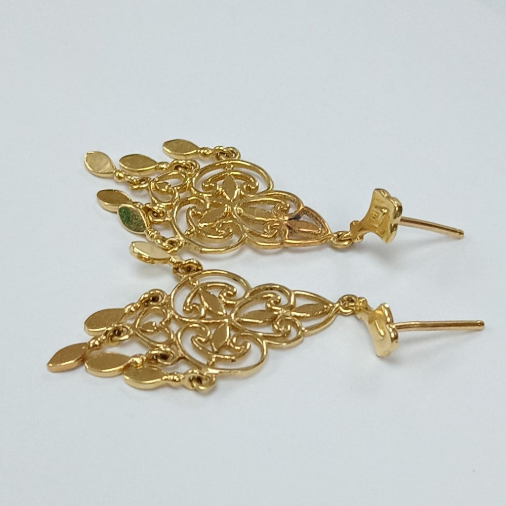 BROQUELES PAR ORO 10 K 4,80 GRMS (SEMINUEVO)