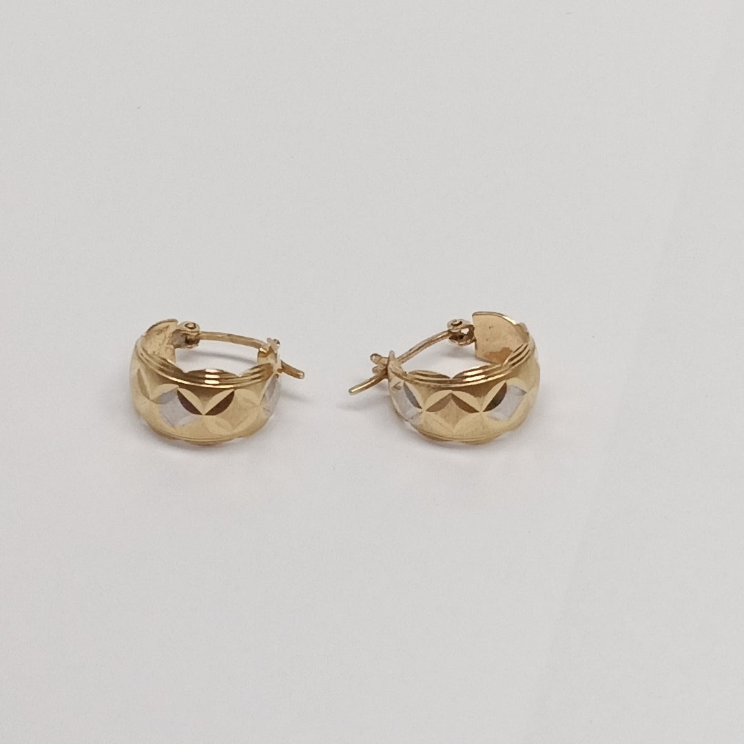 ARRACADAS PAR ORO 10 K 1,80 GRMS (SEMINUEVO)