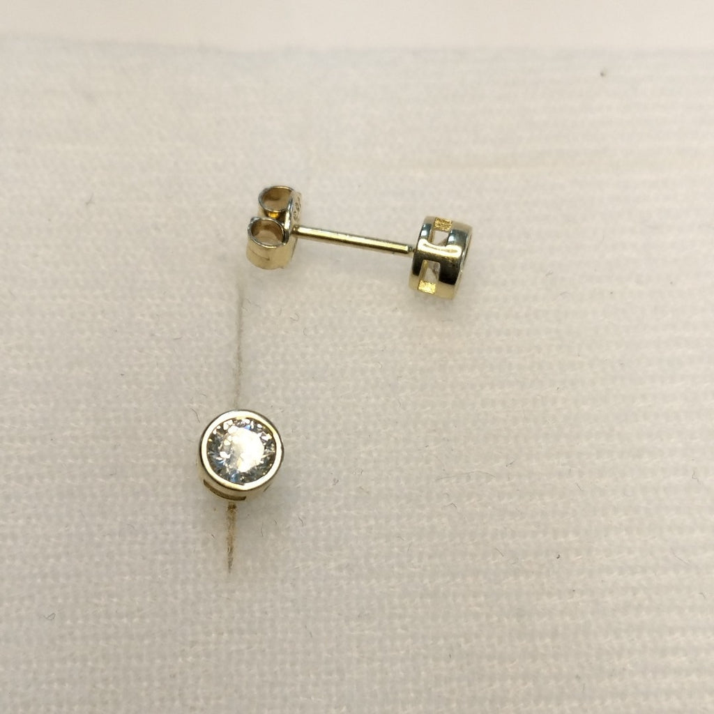 BROQUELES ORO 14K 1.2 (NUEVO)