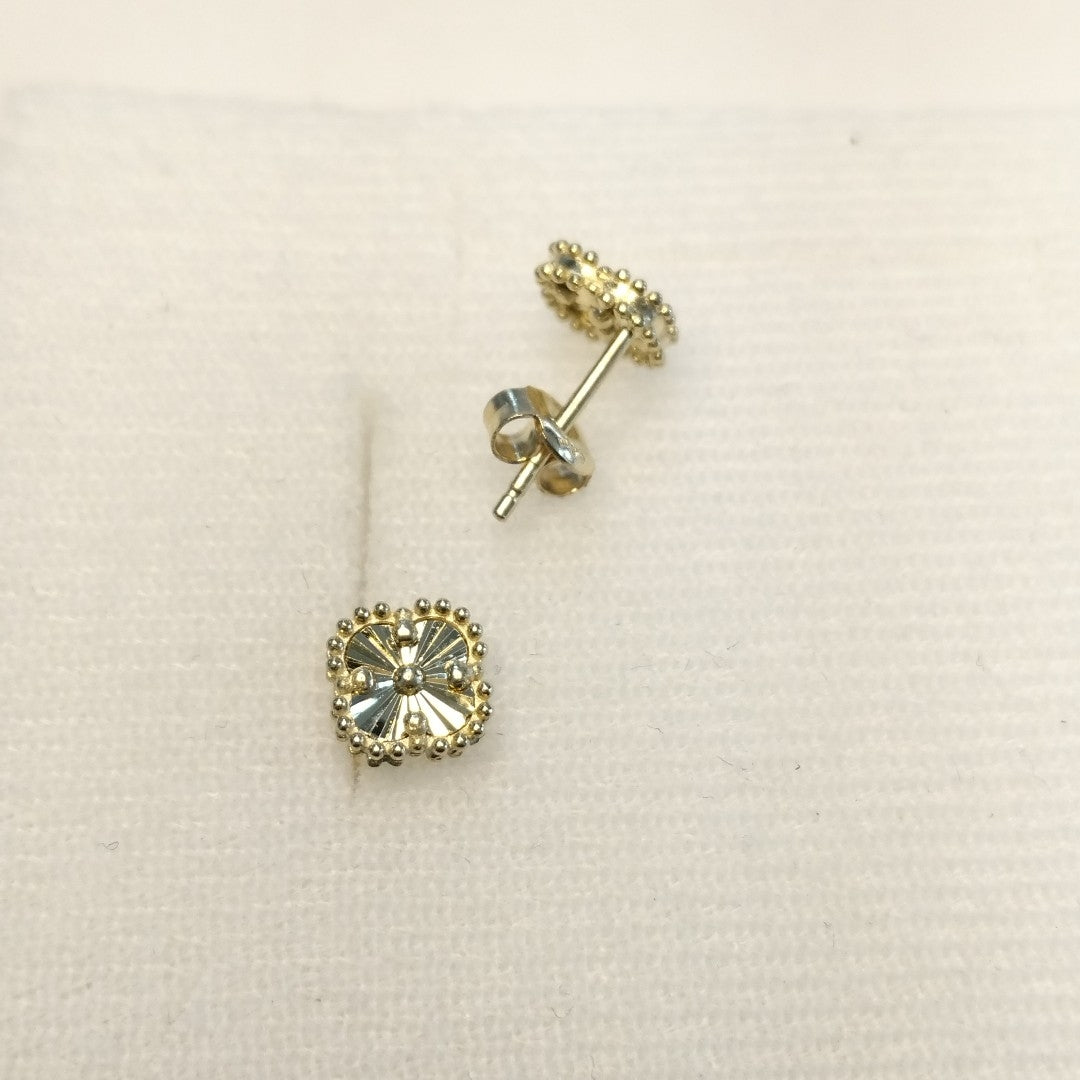 BROQUELES ORO 14K 1.5 (NUEVO)