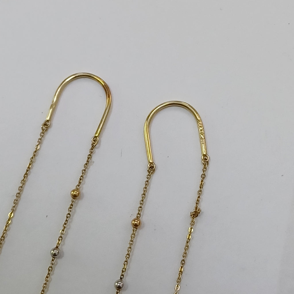 VIOLADORES PAR ORO 14 K 2,20 GRMS (SEMINUEVO)