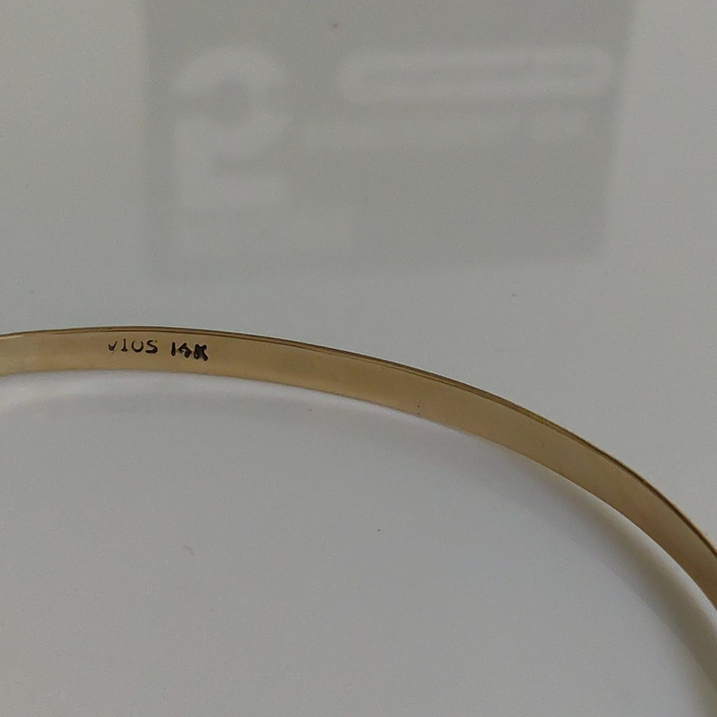PULSERA RIGIDA ORO 14 K 5.6 GRMS (SEMINUEVO)