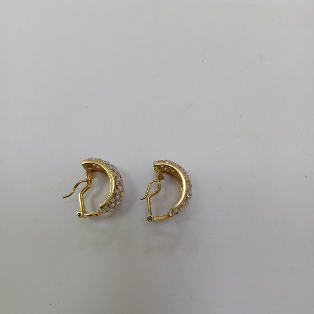 ARETES PAR ORO 14 K 8,30 GRMS (SEMINUEVO)