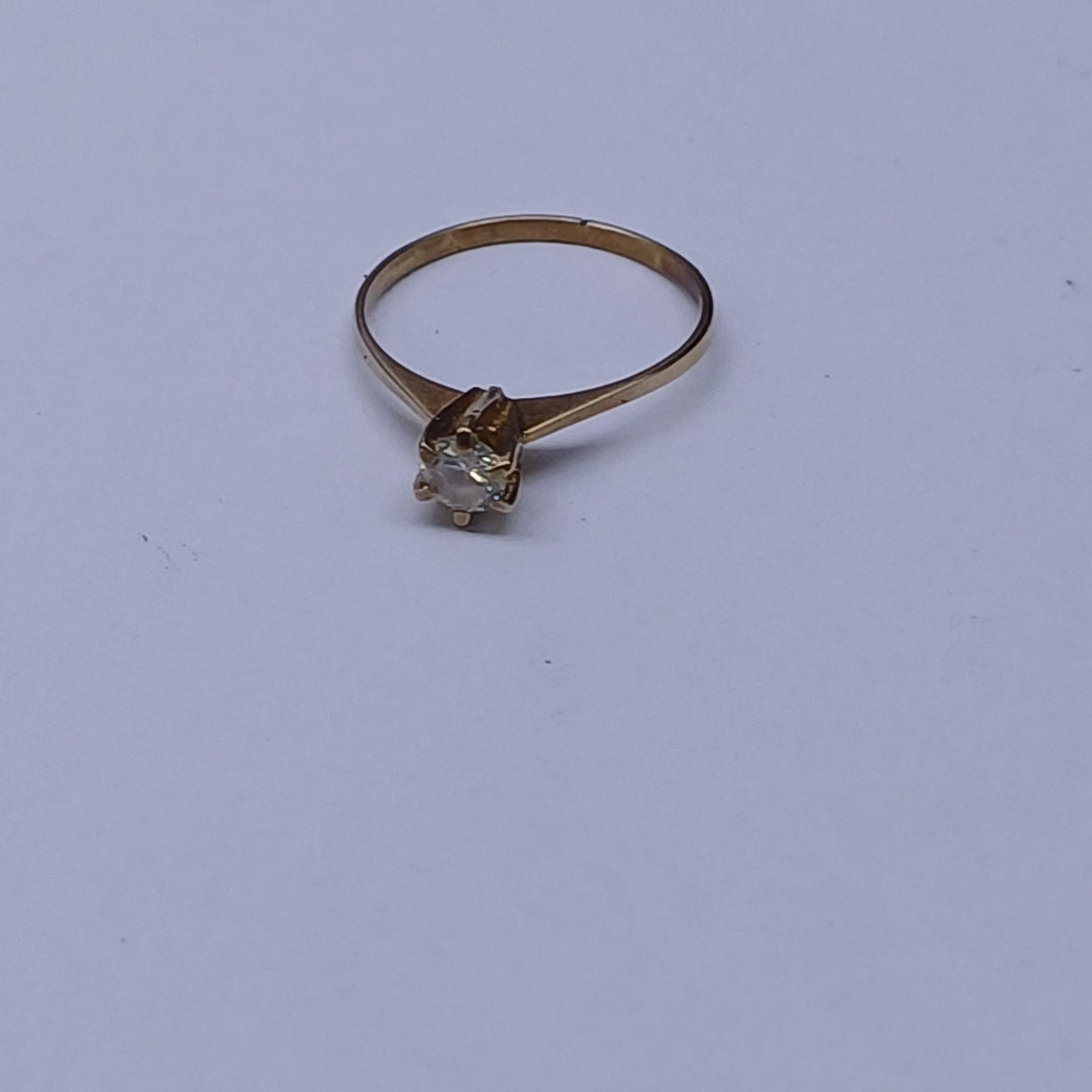ANILLO ORO 10 K 1.3 GRMS (SEMINUEVO)