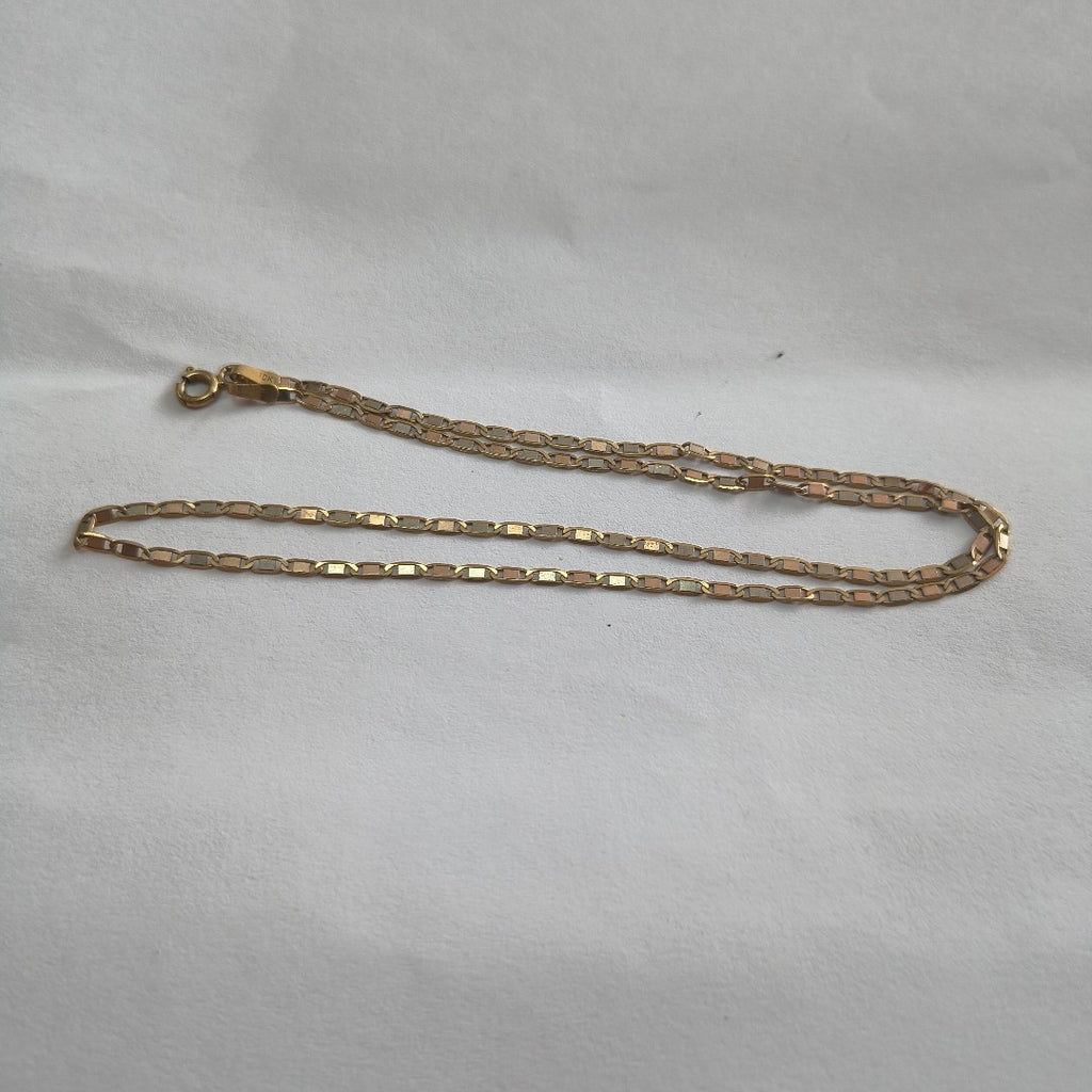 CADENA ORO COMBINADO 10 K 2.3 GRMS (SEMINUEVO)