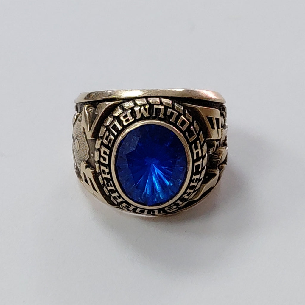 ANILLO DE GRADUACIÓN ORO 10 K 16 GRMS (SEMINUEVO)