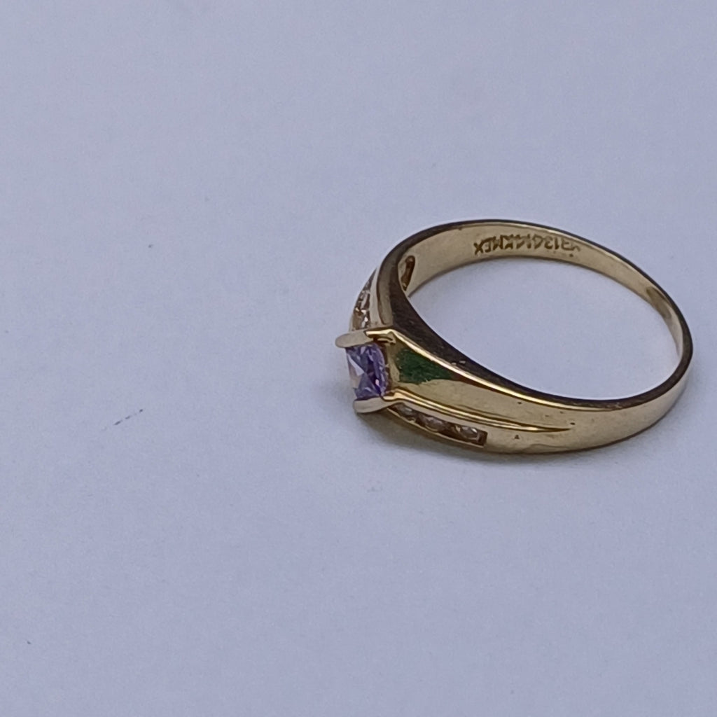 ANILLO ORO 14 K 2 GRMS (SEMINUEVO)