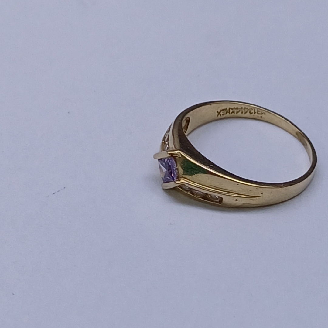 ANILLO ORO 14 K 2 GRMS (SEMINUEVO)