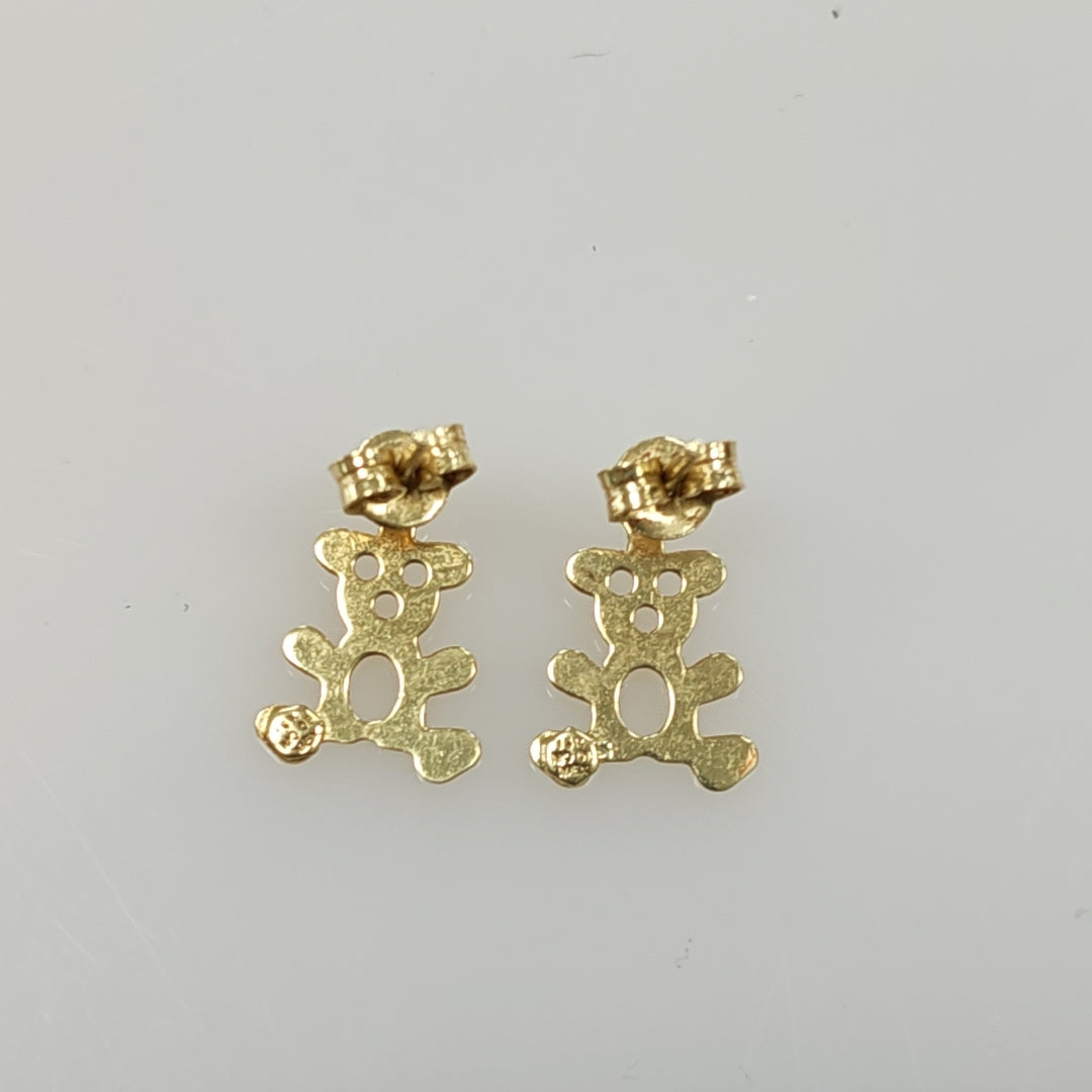 BROQUELES PAR ORO 14 K 1.3 GRMS (SEMINUEVO)