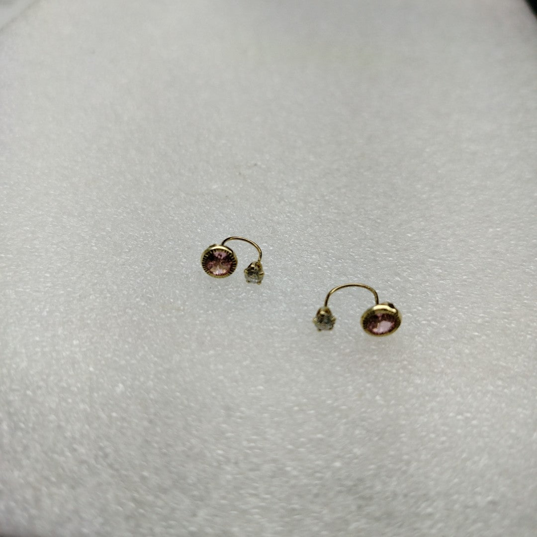 ARETES PAR ORO 10 K 0.7 GRMS (SEMINUEVO)