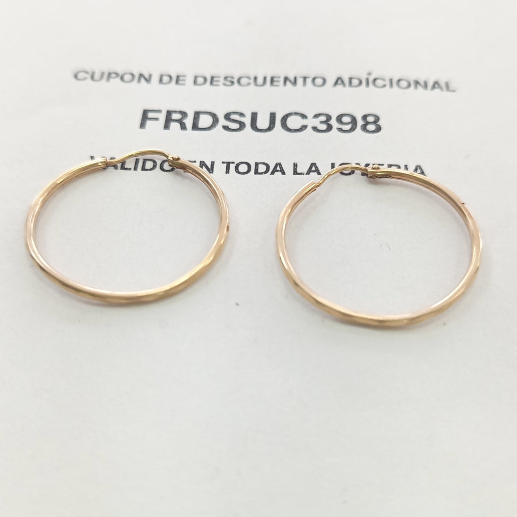 ARRACADAS PAR ORO 10 K 1,50 GRMS (SEMINUEVO)