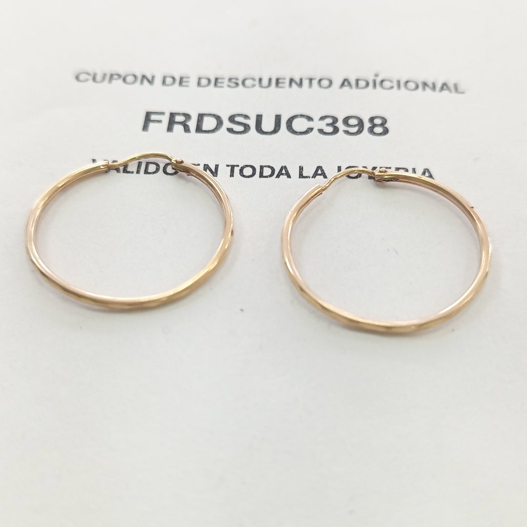 ARRACADAS PAR ORO 10 K 1,50 GRMS (SEMINUEVO)