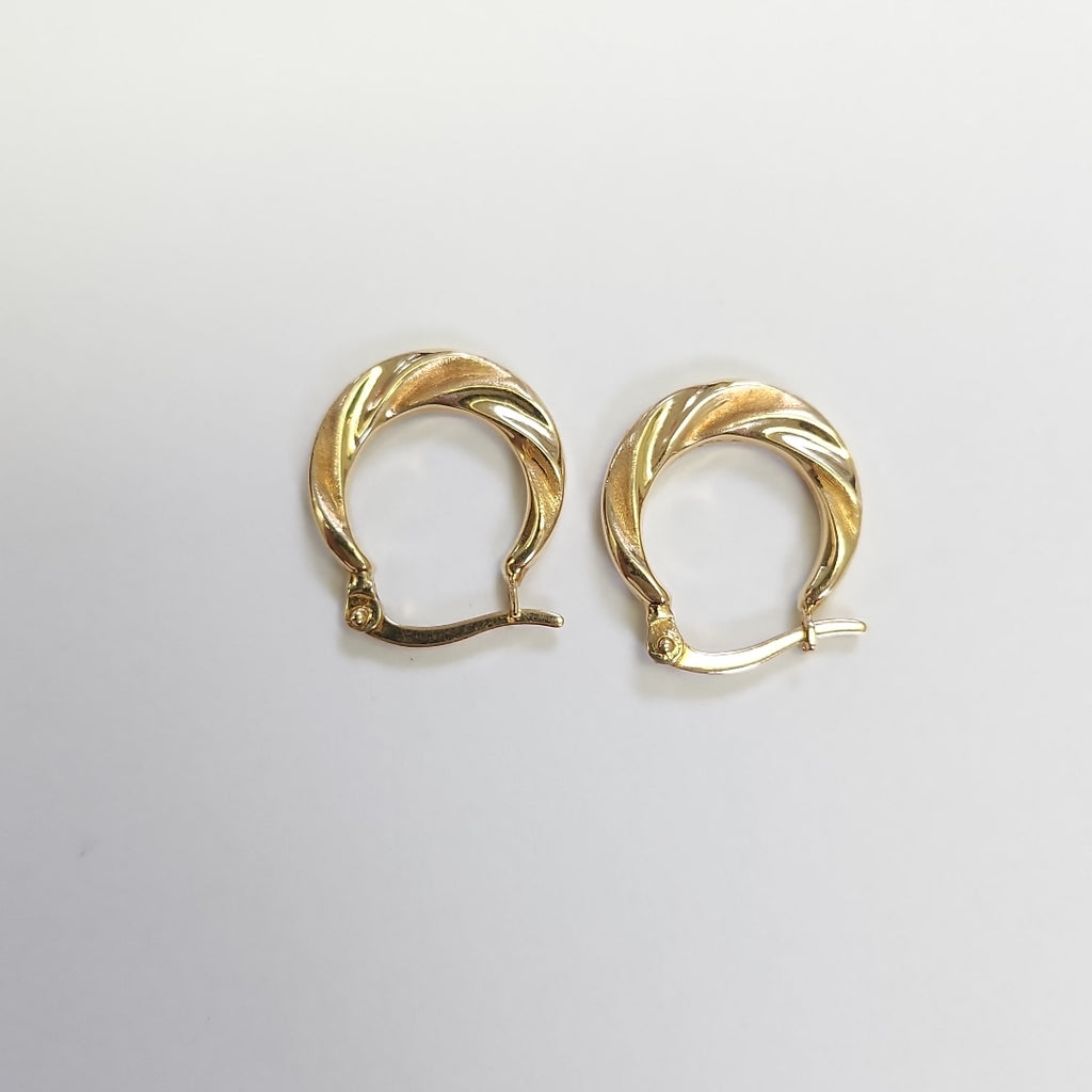 ARRACADAS PAR ORO 14 K 1.2 GRMS (SEMINUEVO)