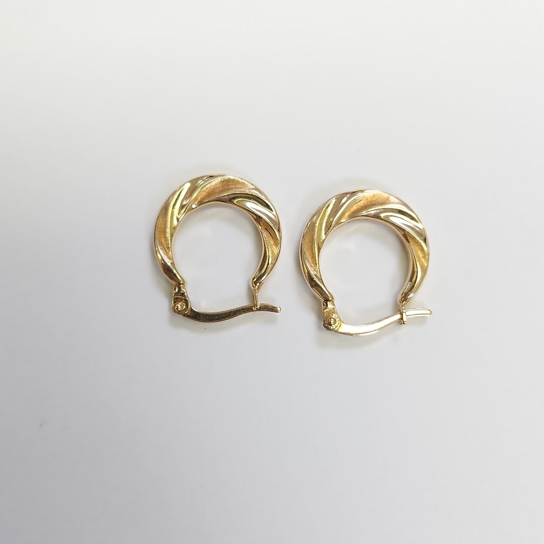 ARRACADAS PAR ORO 14 K 1.2 GRMS (SEMINUEVO)