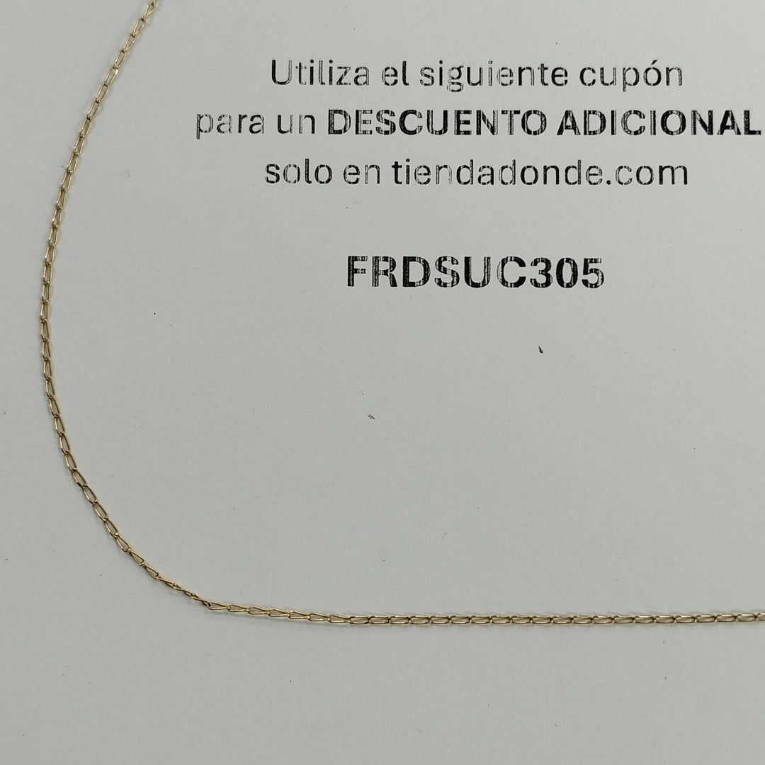 CADENA ORO 14 K 2.2 GRMS (SEMINUEVO)