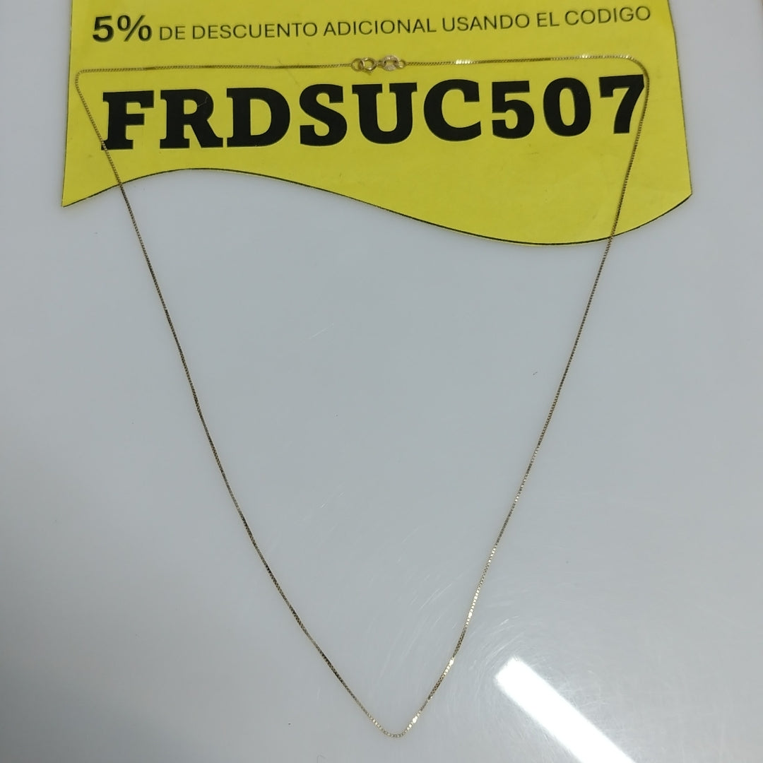 CADENA ORO 14 K 2 GRMS (SEMINUEVO)