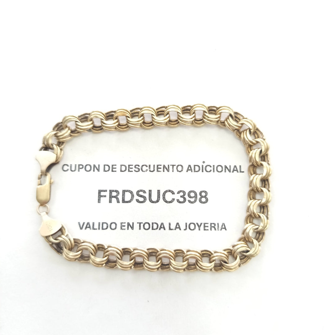 PULSERA ORO 10 K 6.8 GRMS (SEMINUEVO)