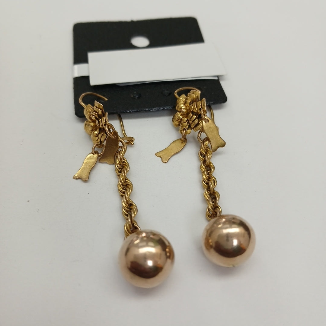 ARETES PAR ORO 8 K 5.8 GRMS (SEMINUEVO)