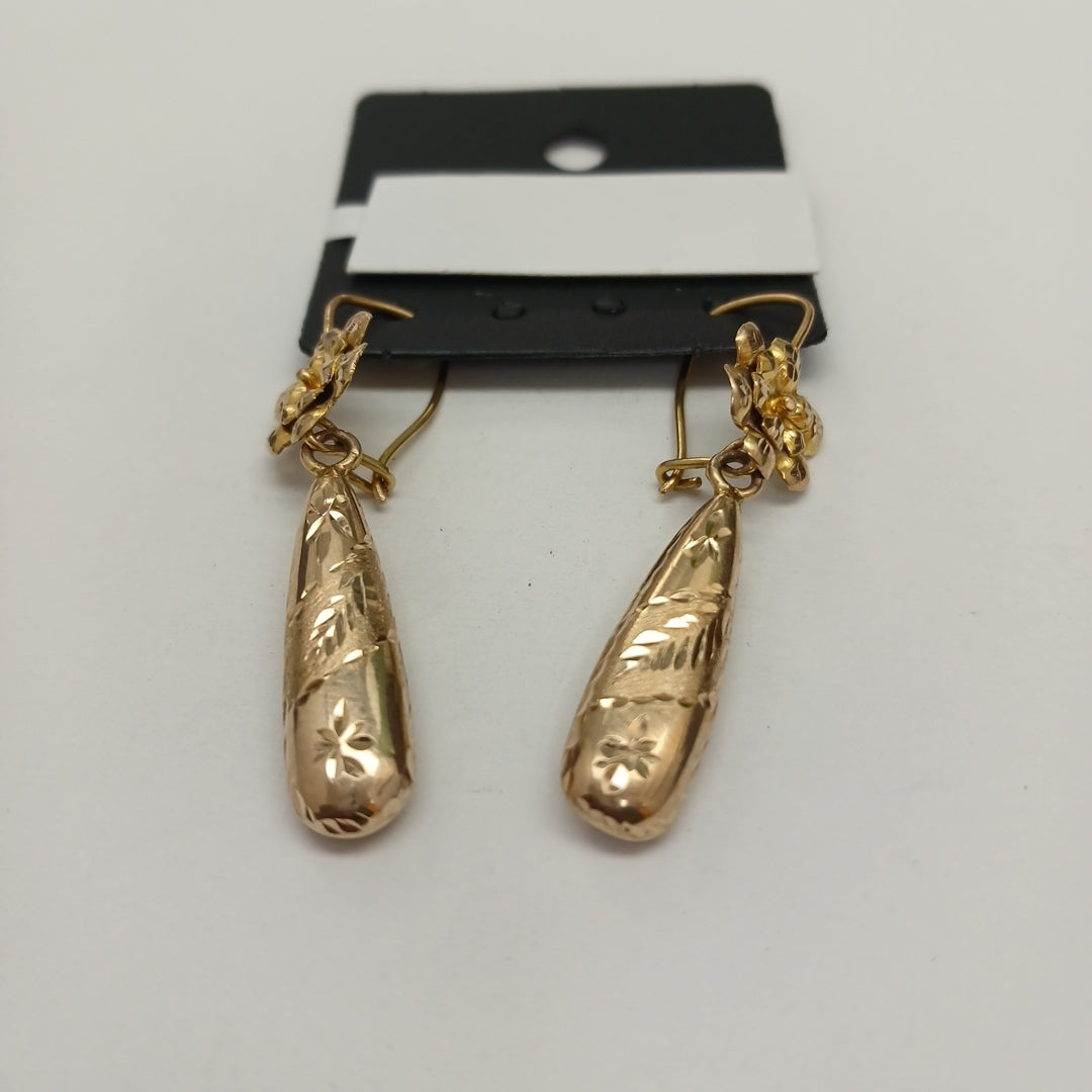 ARETES PAR ORO 8 K 3.8 GRMS (SEMINUEVO)