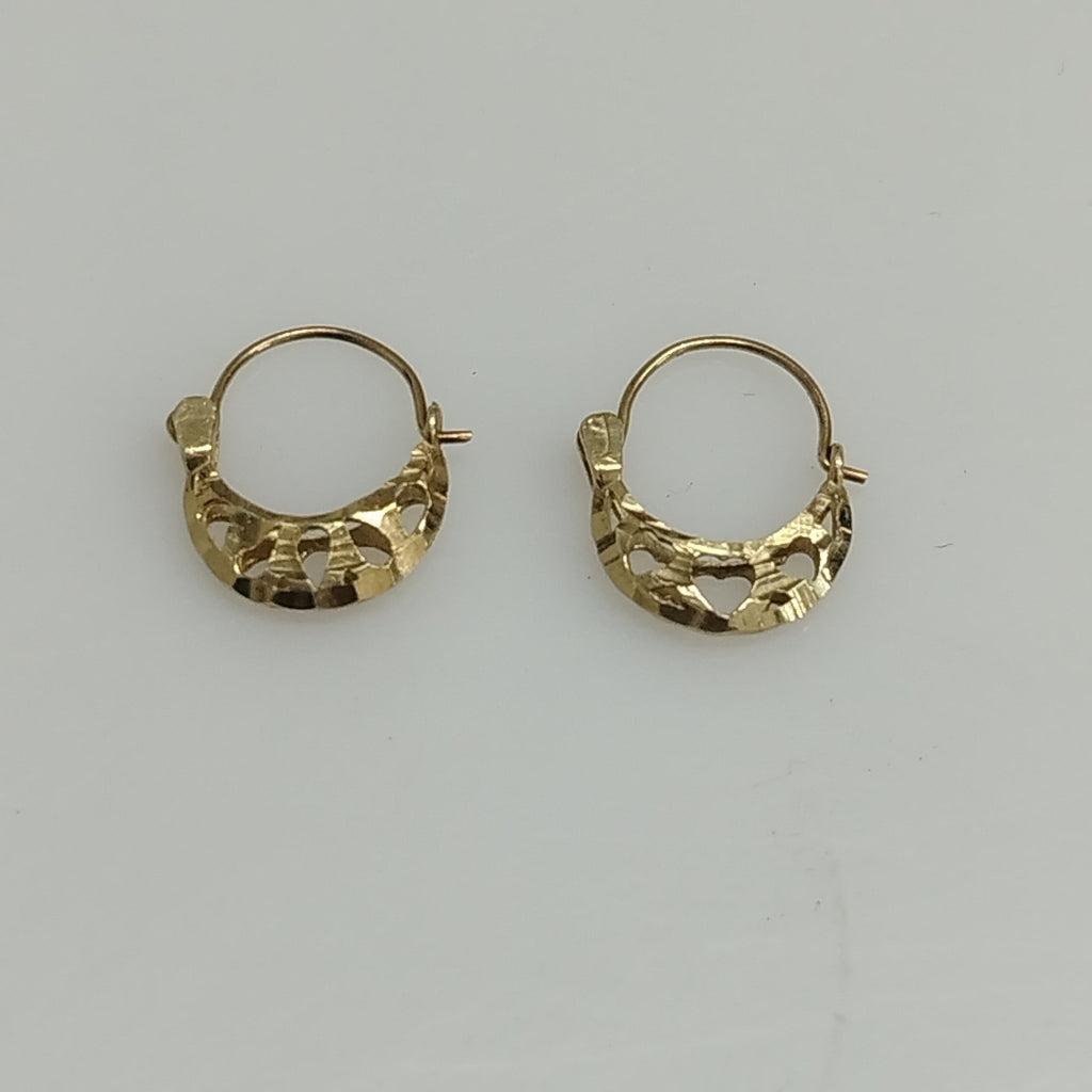 ARETES PAR ORO 14 K 1.1 GRMS (SEMINUEVO)