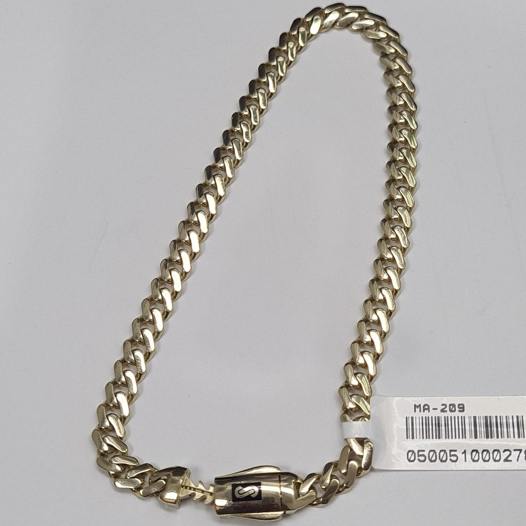 PULSERA CABALLERO MONACO ORO 14K 5.9 (NUEVO)