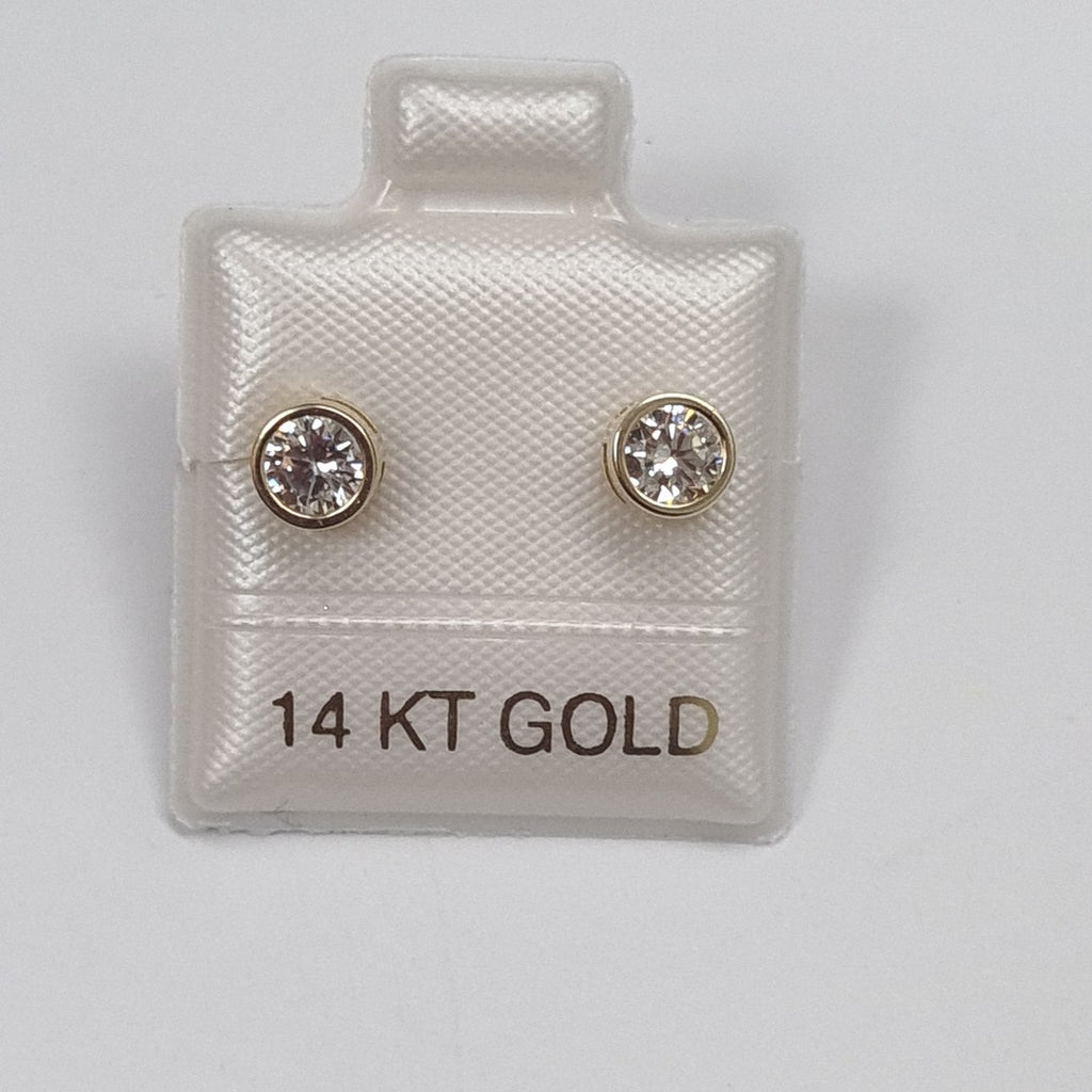 BROQUELES ORO 14K 1.2 (NUEVO)