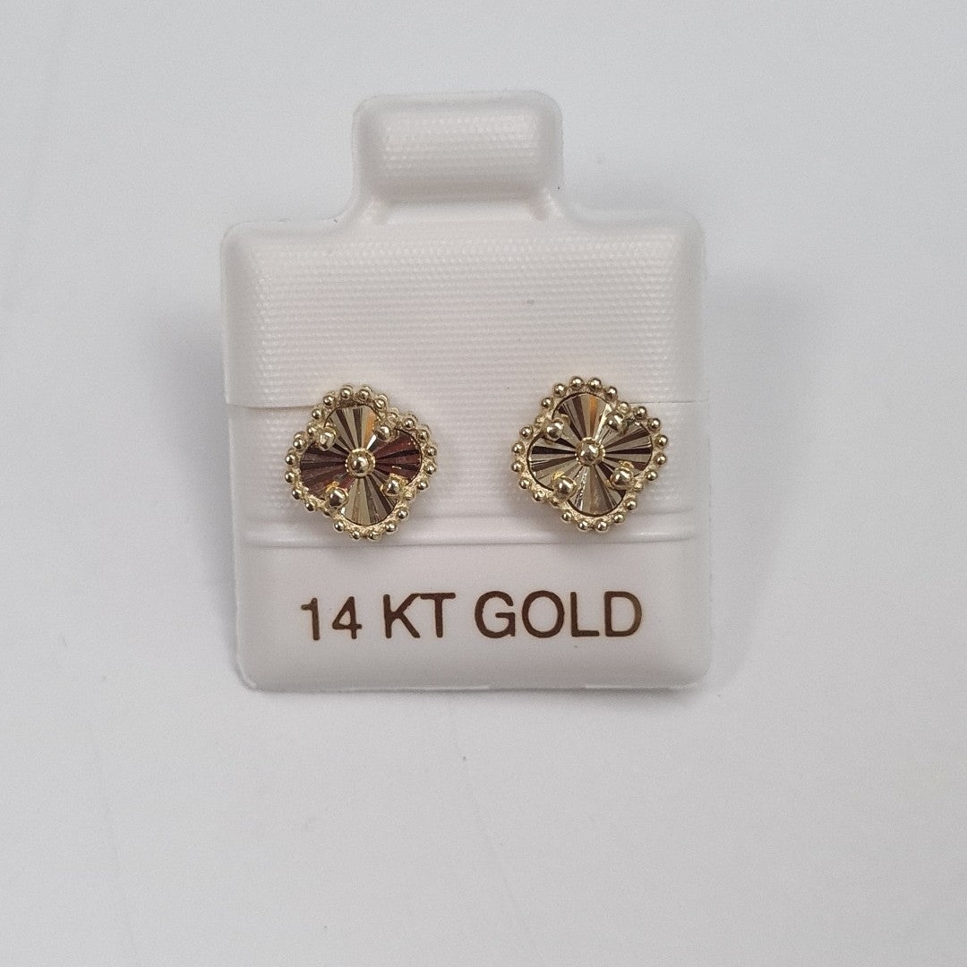 BROQUELES ORO 14K 1.5 (NUEVO)