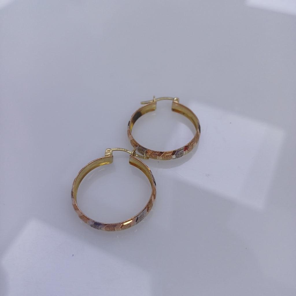 ARRACADAS PAR ORO 14 K 2 GRMS (SEMINUEVO)