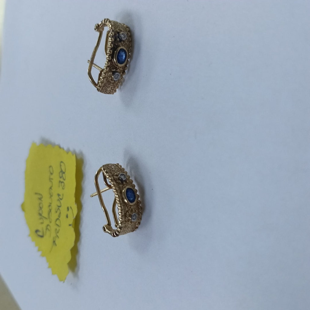ARETES PAR ORO 14 K 5,10 GRMS (SEMINUEVO)