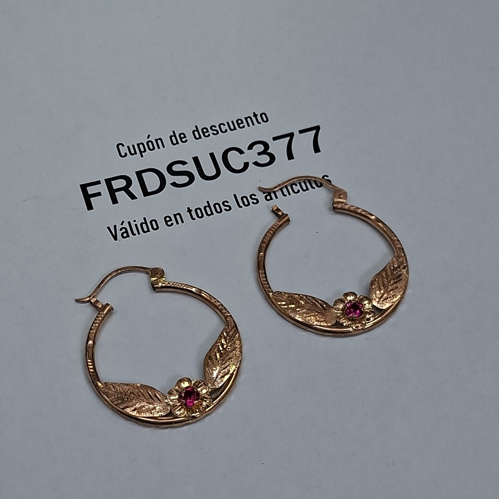 ARRACADAS PAR ORO 10 K 5.2 GRMS (SEMINUEVO)