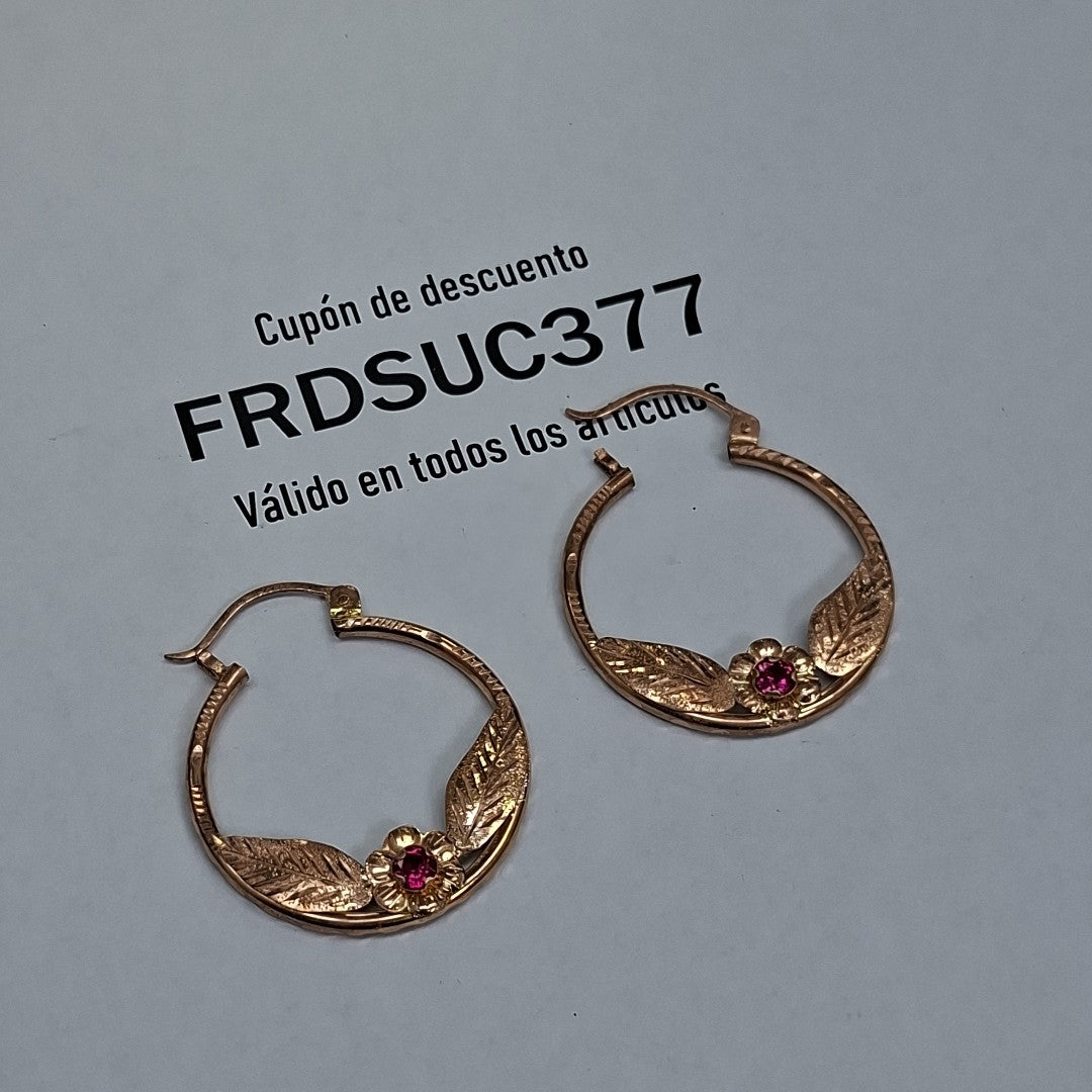 ARRACADAS PAR ORO 10 K 5.2 GRMS (SEMINUEVO)