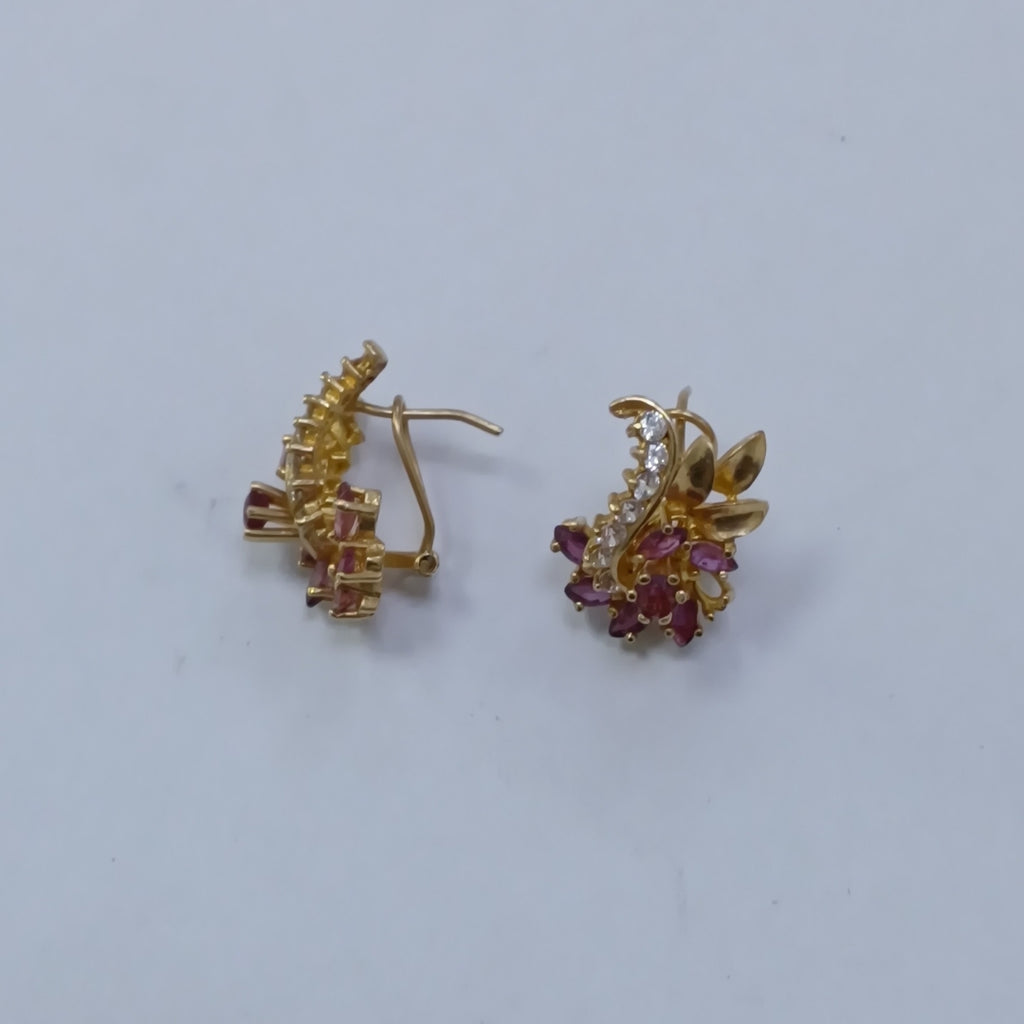 ARETES PAR ORO 14 K 5,60 GRMS (SEMINUEVO)