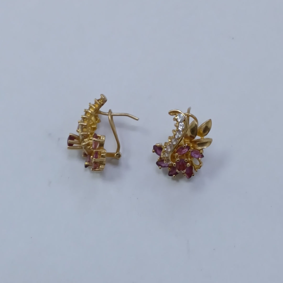 ARETES PAR ORO 14 K 5,60 GRMS (SEMINUEVO)