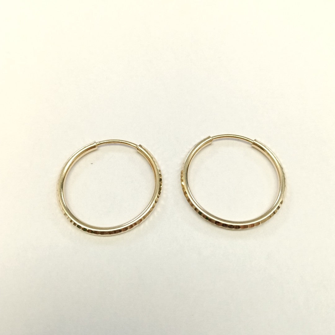 ARRACADAS PAR ORO 14 K 1.6 GRMS (SEMINUEVO)