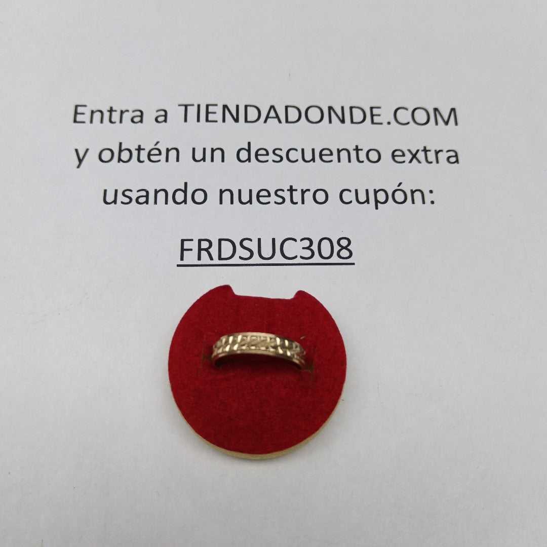 ARGOLLA ORO 10 K 0.9 GRMS (SEMINUEVO)