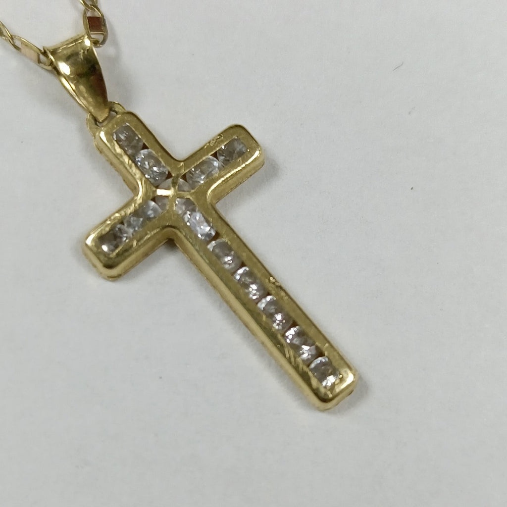 CADENA,CRUZ ORO 10 K 2,30 GRMS (SEMINUEVO)