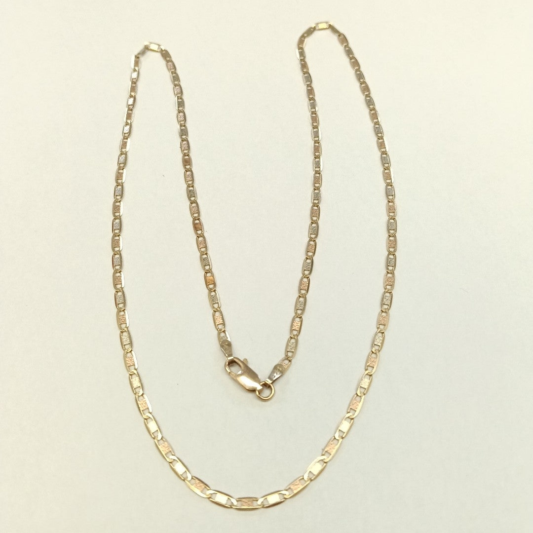 CADENA ORO,ORO COMBINADO 14 K 3,60 GRMS (SEMINUEVO)