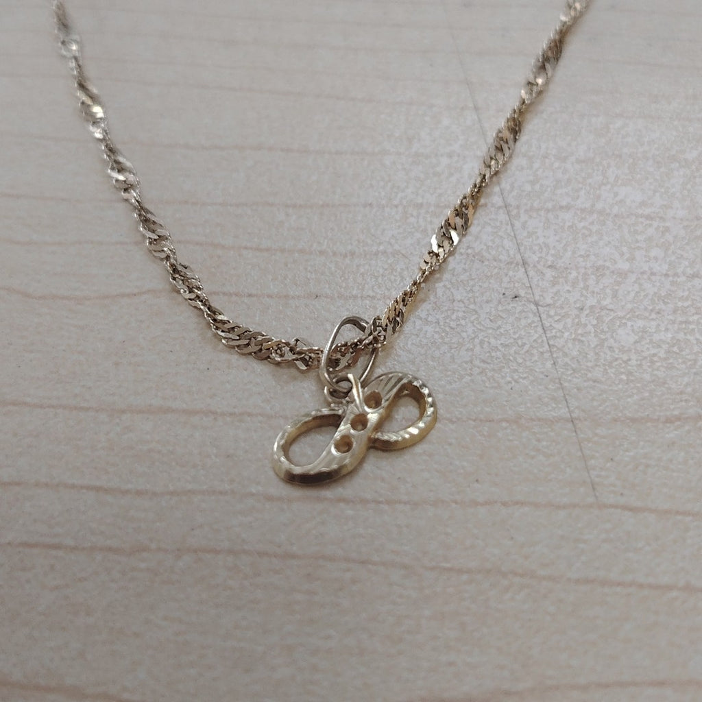 CADENA, DIJE ORO 10 K 2.4 GRMS (SEMINUEVO)