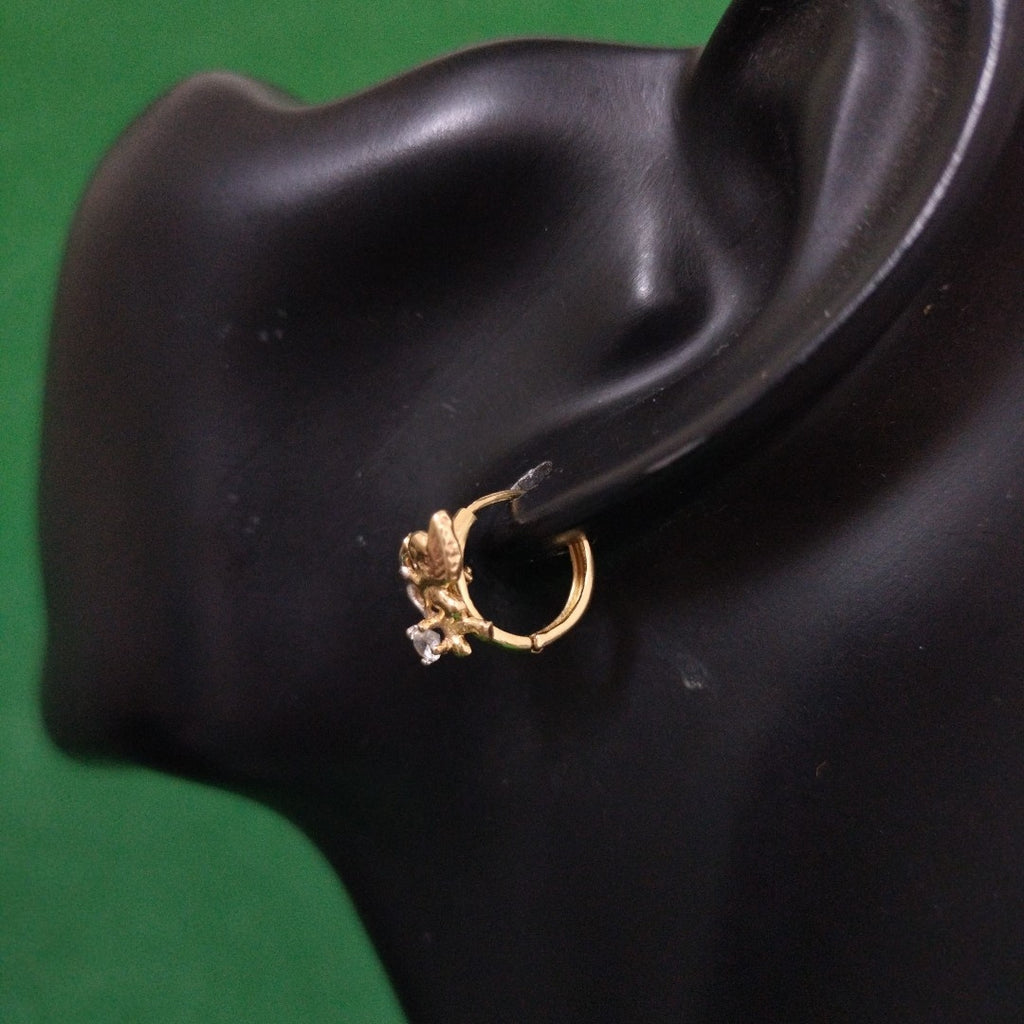 ARRACADAS PAR ORO 14 K 2.4 GRMS (SEMINUEVO)