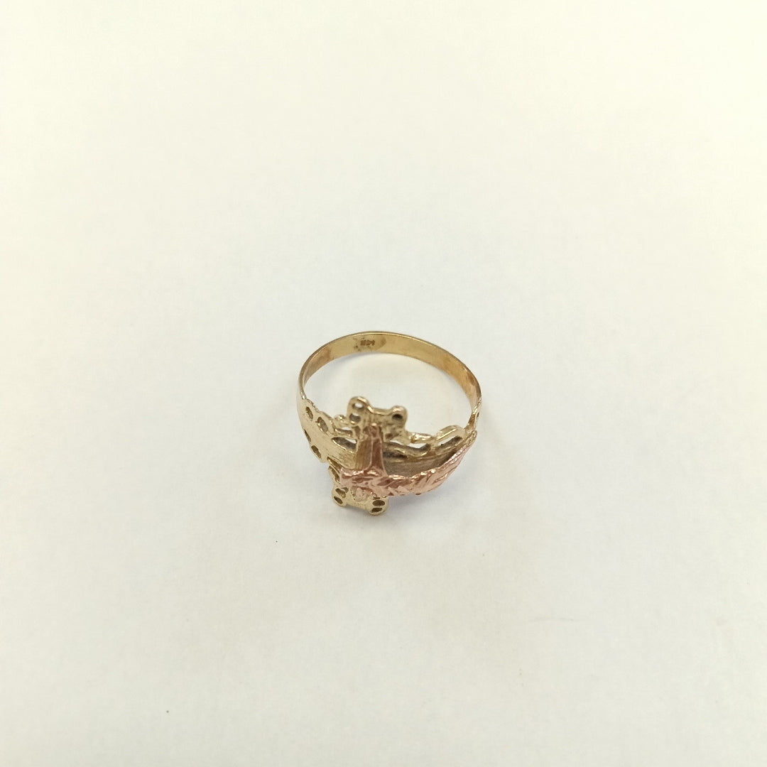 ANILLITO ORO, ORO COMBINADO 10 K 2.5 GRMS (SEMINUEVO)