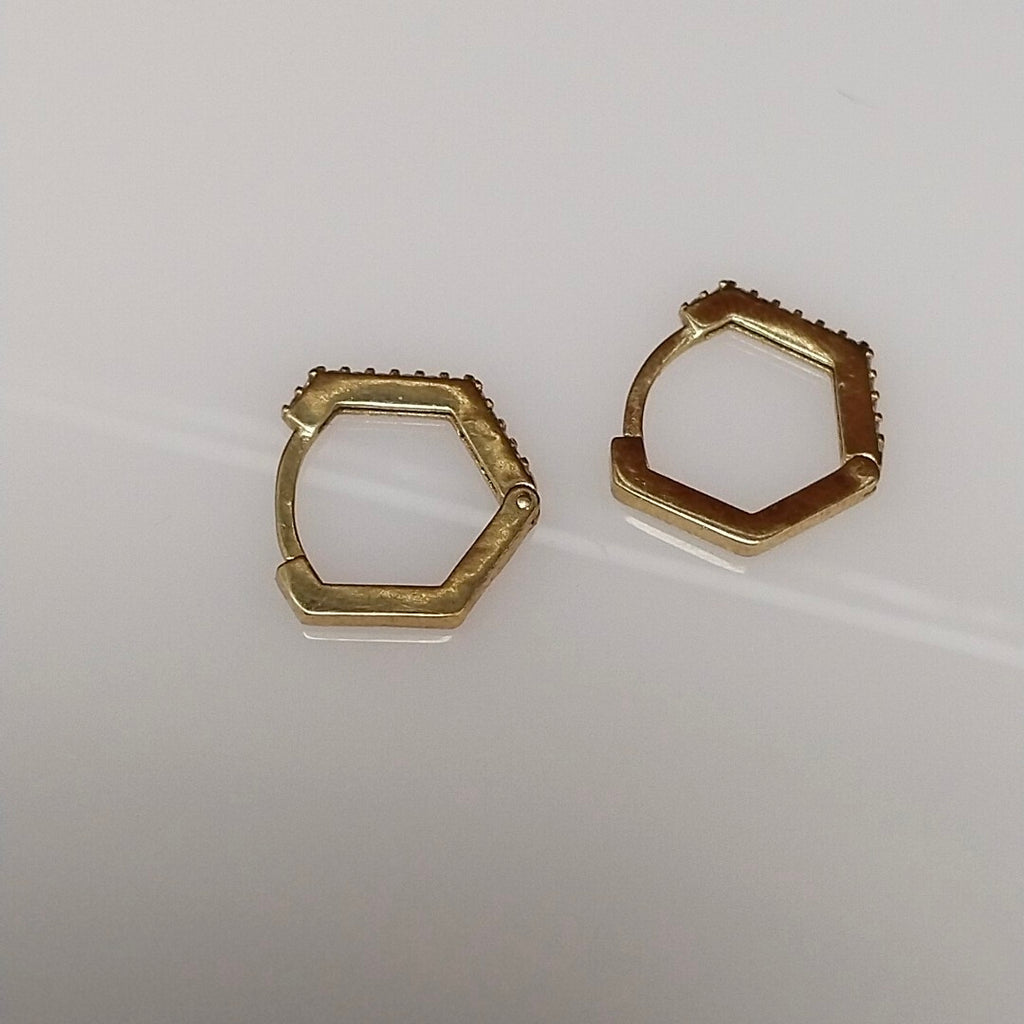 ARRACADAS PAR ORO 10 K 1.3 GRMS (SEMINUEVO)