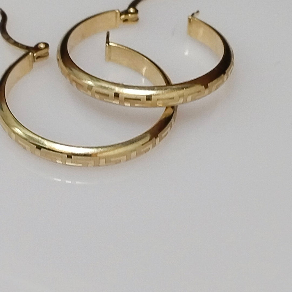 ARRACADAS PAR ORO 10 K 1.7 GRMS (SEMINUEVO)