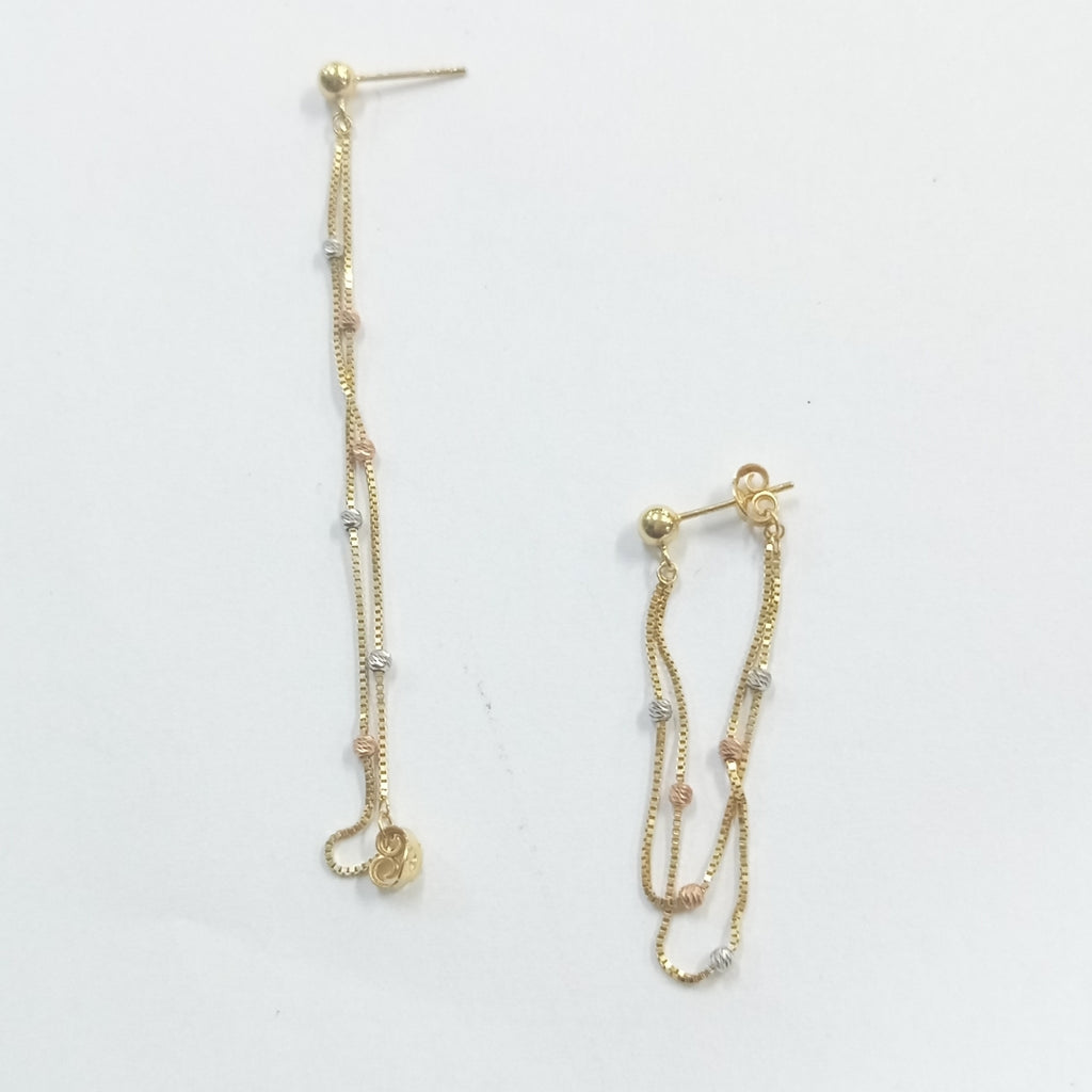 ARETES PAR ORO 14 K 2 GRMS (SEMINUEVO)