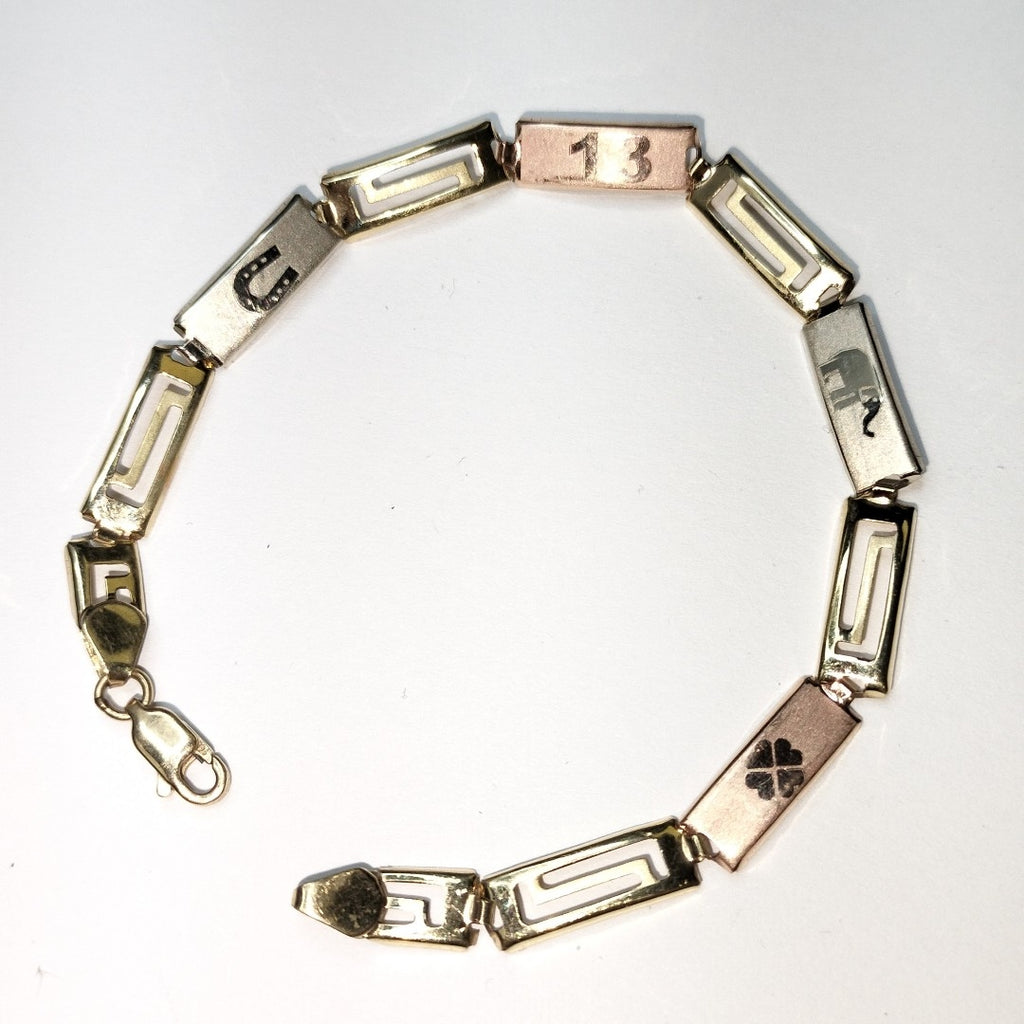 PULSERA ORO 14 K 3.8 GRMS (SEMINUEVO)