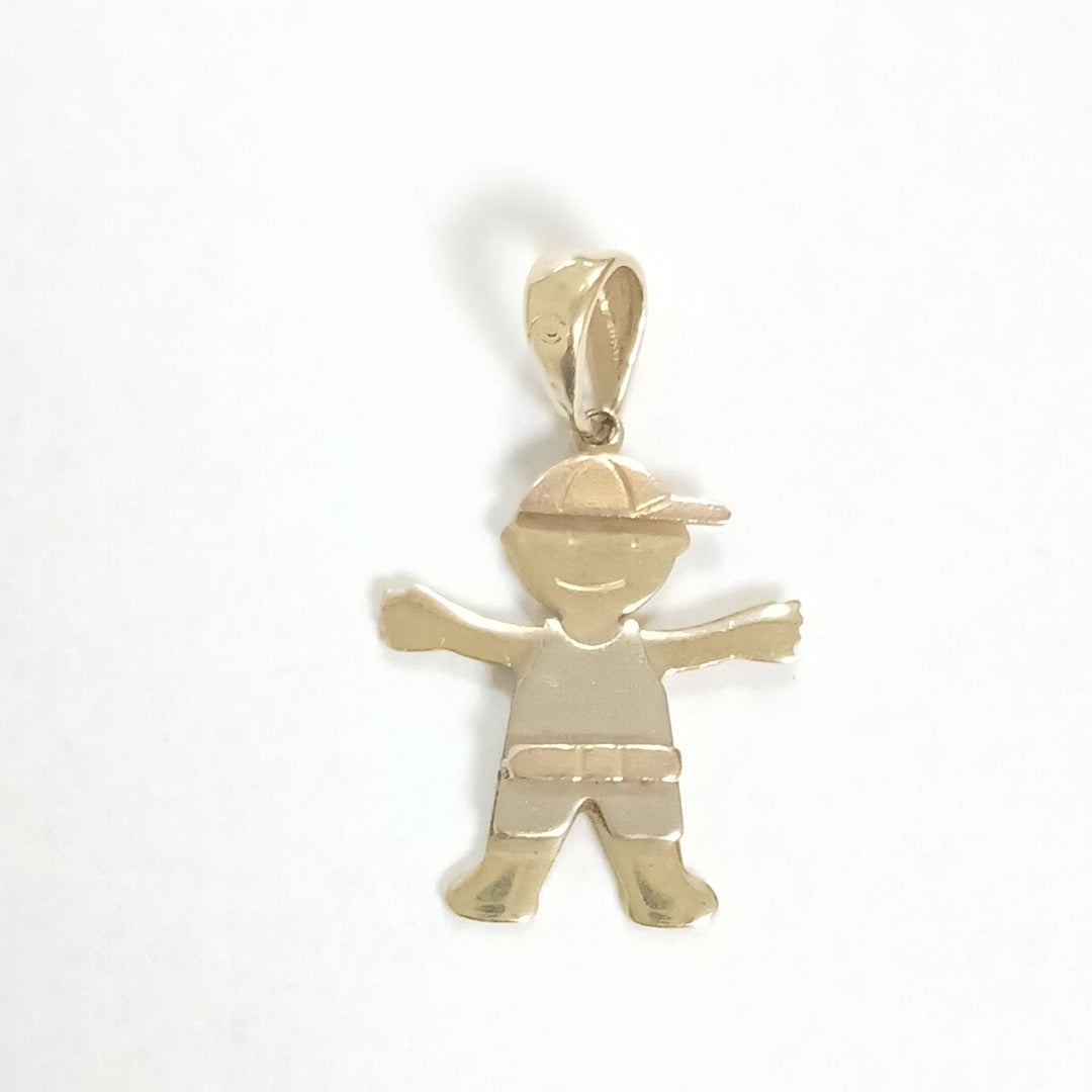 DIJE ORO,ORO COMBINADO 14 K 0,90 GRMS (SEMINUEVO)