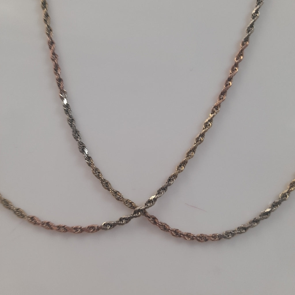CADENA ORO COMBINADO 10 K 8,80 GRMS (SEMINUEVO)
