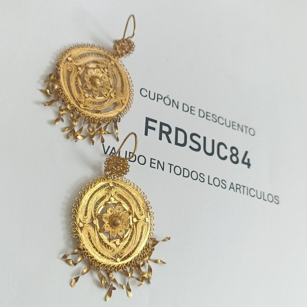 ARETES PAR ORO 10 K 11.5 GRMS (SEMINUEVO)