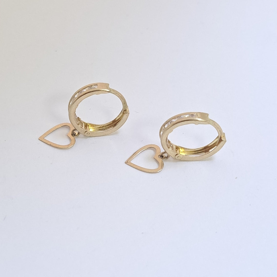 ARRACADAS PAR ORO 10 K 1,20 GRMS (SEMINUEVO)
