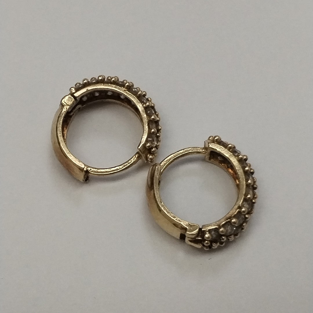 ARRACADAS PAR ORO 10 K 3 GRMS (SEMINUEVO)