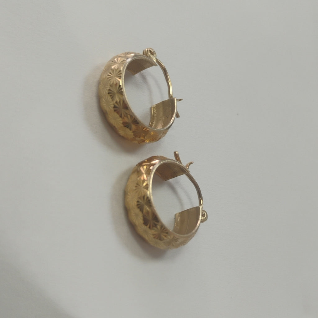 ARRACADAS PAR ORO 10 K 1.9 GRMS (SEMINUEVO)